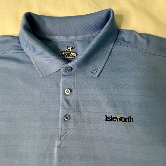 Isleworth Golf & Country Club Light Blue Polo Men's Shirt. Size XL - Picture 11 of 14